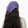 Bamboo Crepe Solid Ready Tied Headband Bandana Valeri