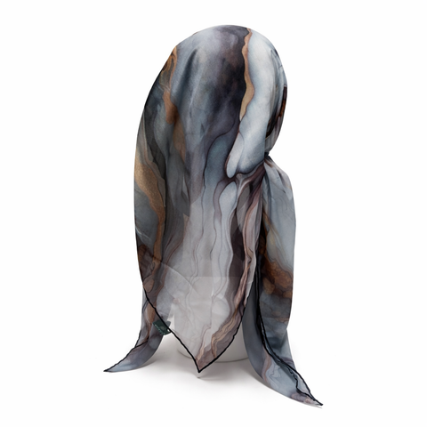 Marble Pre-Tied Tichels SG