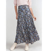 Turkish Floral Tiered Maxi Skirt Adina LV