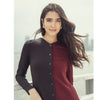 Alexa Black/Wine Colorblock Sweater Dress