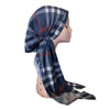 Plaid Print Headscarf Dacee