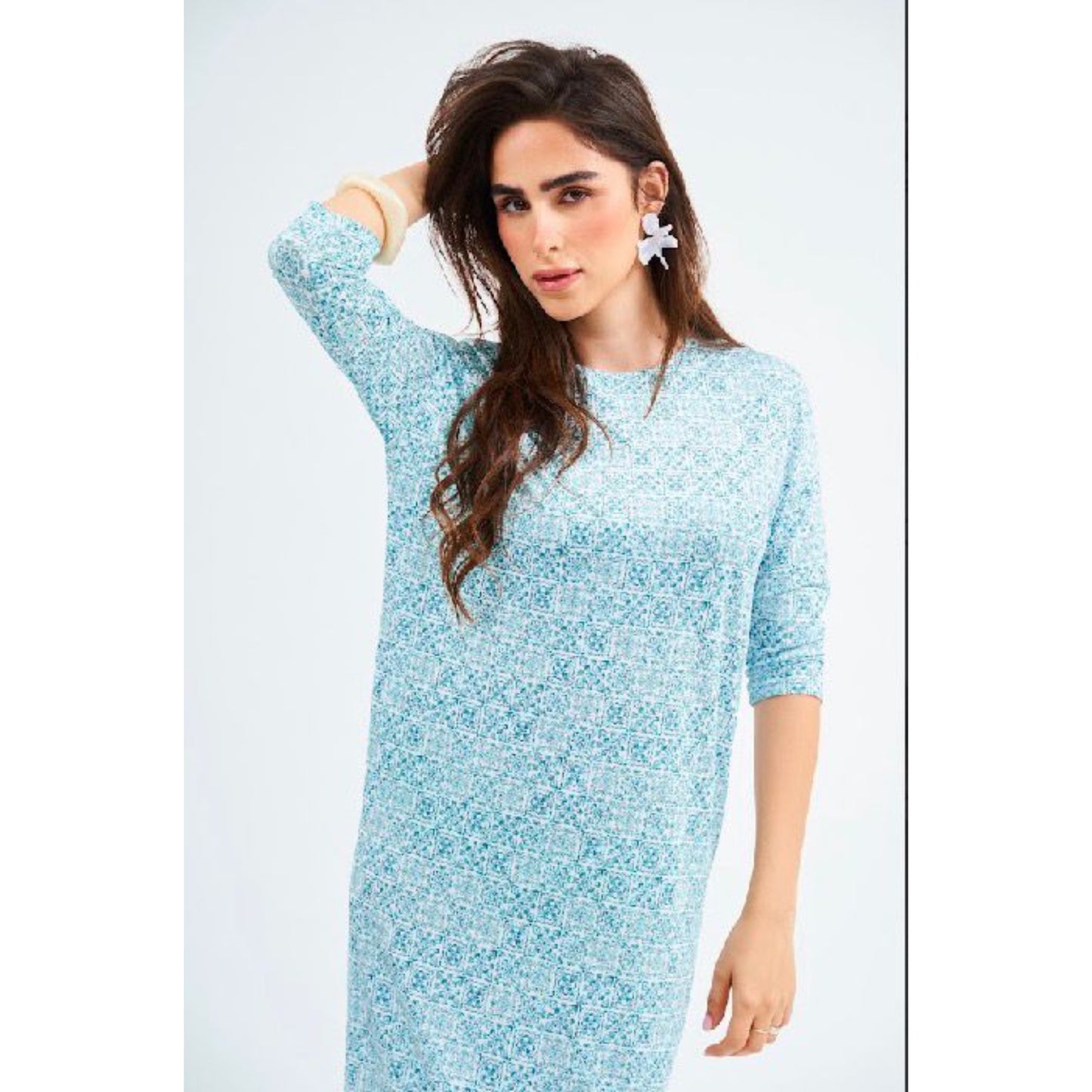 Talavera Teal Square Dress DF
