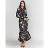 Aliza Dress Exotic Winter Floral Adina LV