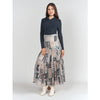 Patchwork Tiered Maxi Skirt Adina LV