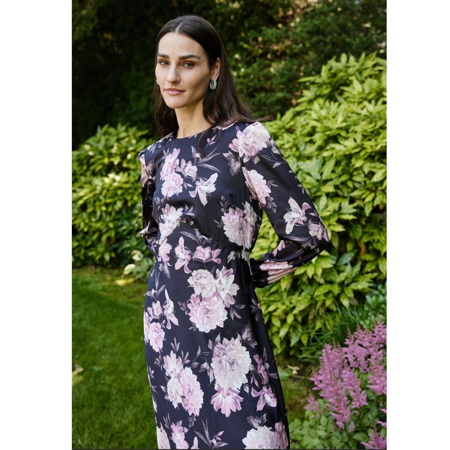 Tiffany Black Floral Dress