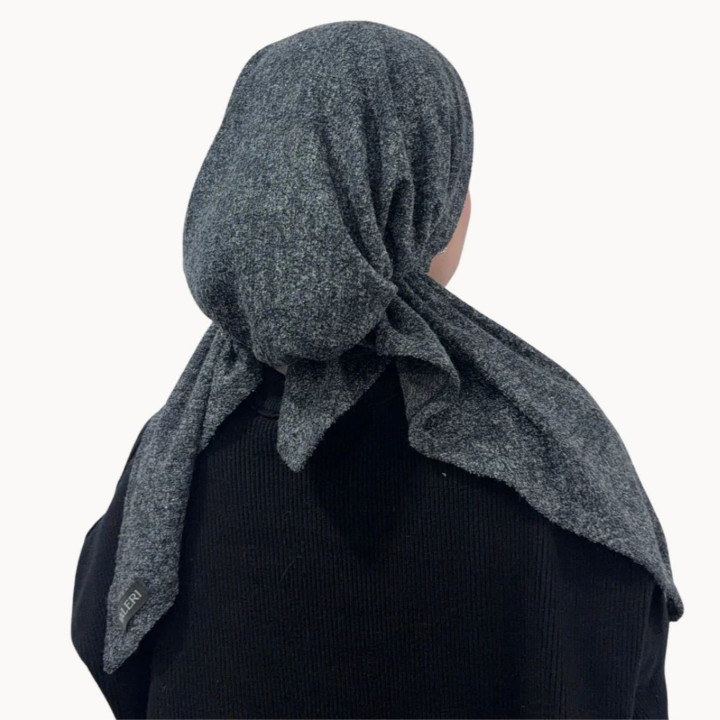 Aspen Boucle Plush Knit Pre-tied Scarf Valeri