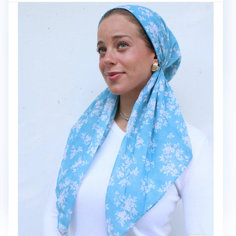 Bluebell Meadow Headscarf SB