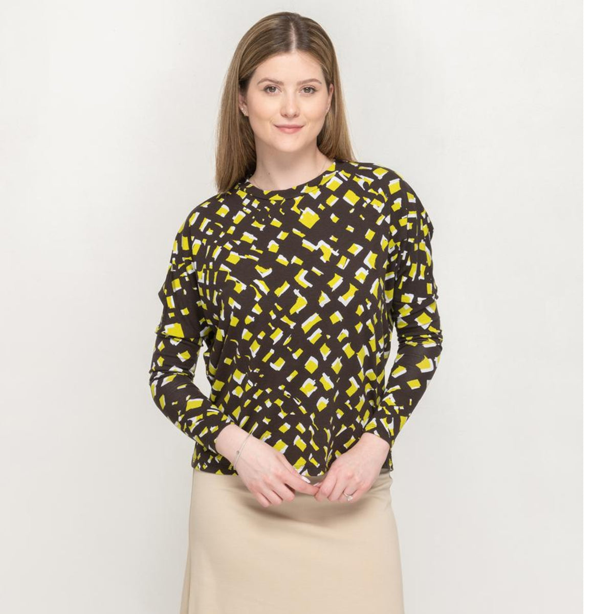 Dolman Monkey Top Brown/Green