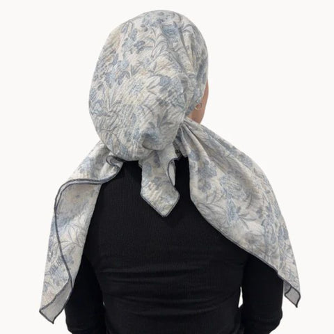 Powder Blue Botanica Headscarf Valeri (Many Styles)