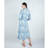 Blue Paisley Toile Dress - The Mimi Boutique