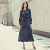 Clara Dress Navy Velvet