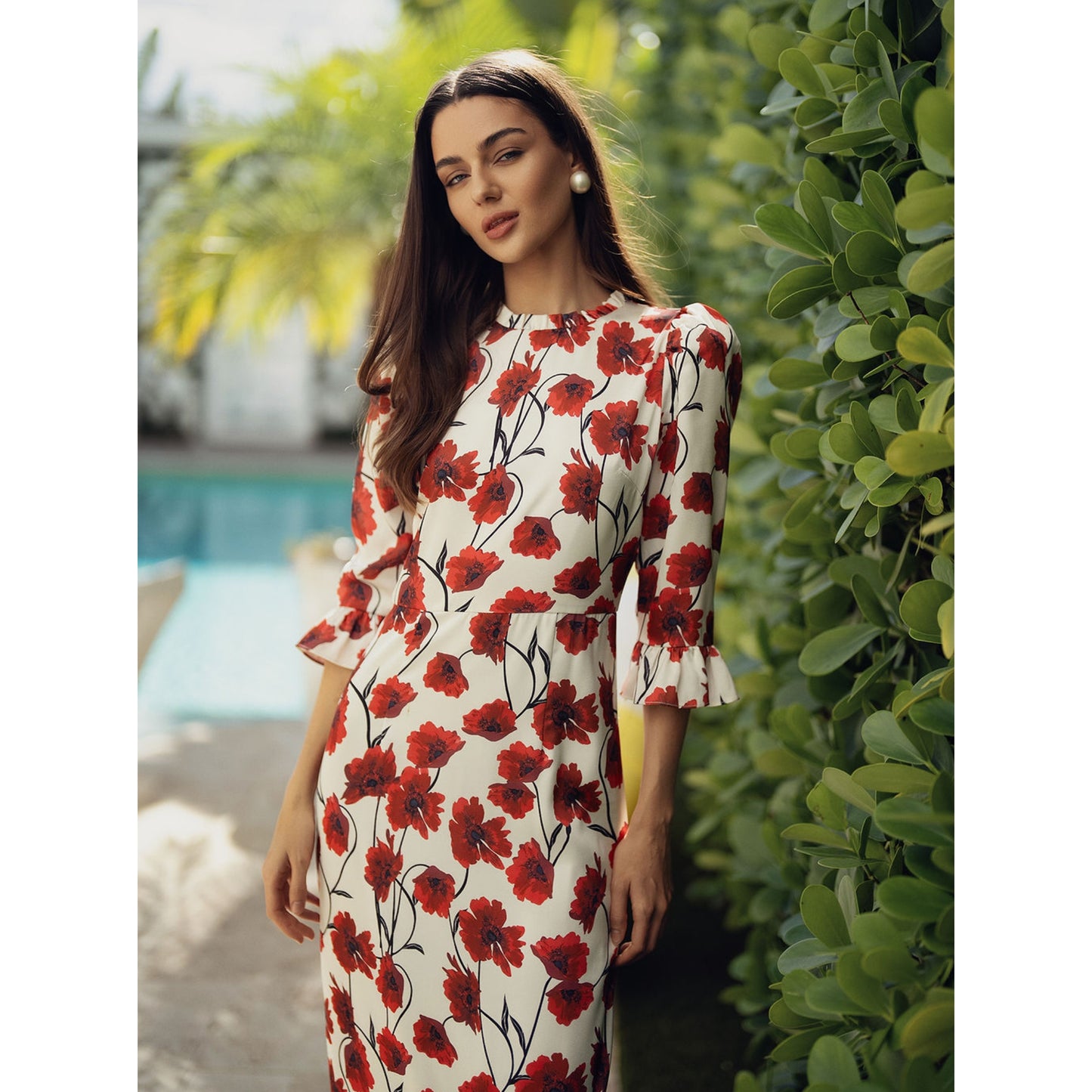 Shiri Dress Poppies Adina LV - The Mimi Boutique