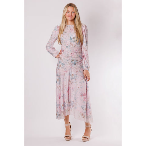 Penina Pink Mesh Dress - The Mimi Boutique