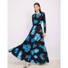Blue Flower Maxi Dress OC