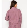 Mauve Cinch Waist Blouse