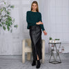 Maris Skirt Black Leather