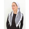Striped Cream Headscarf SB