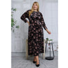 Plus Ella Maxi Black Floral