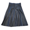 Black Denim Panel Skirt KMW 33" - The Mimi Boutique