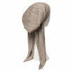 Metallic Pleated Pre-Tied Tichels SG