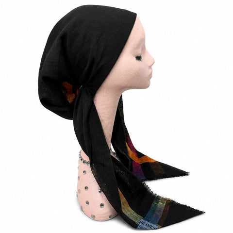 Multi Border Pre-Tied Scarf Atifa