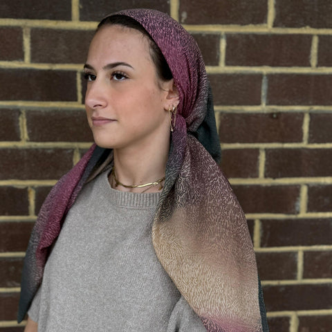 Color Fusion Pre-Tied Scarf Atifa