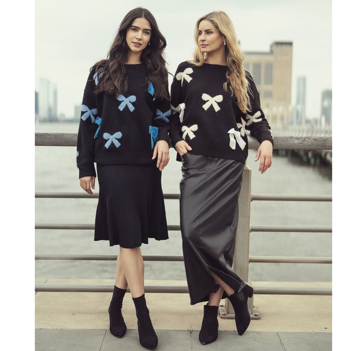 Maris Skirt Black Leather - The Mimi Boutique