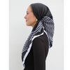 Striped Black Headscarf SB