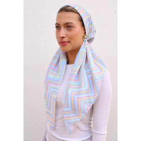 Electric Chevron Headscarf SB
