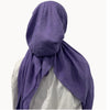 Bamboo Crepe Solid Pretied Headscarf Valeri