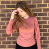 Mauve Puff Sleeve Top Ivee