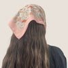 Vintage Peach Plume Headscarf Valeri Many Styles