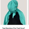 Bamboo Crepe Solid Pretied Headscarf Valeri