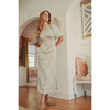 Marlo Dress Mint Jacquard Adina LV - The Mimi Boutique