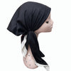 Solid Border Black Headscarf Itsyounique