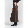 Brown Mermaid Maxi Denim Skirt Adina LV