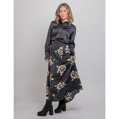 Large Floral Maxi Skirt