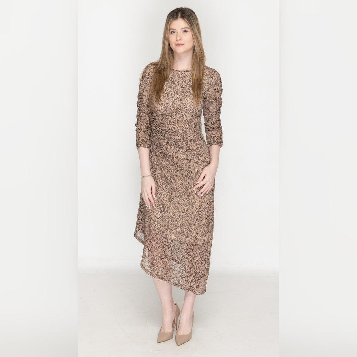 Sasa Leopard Print Dress