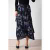 Dia Skirt Lunella Charcoal Bloom