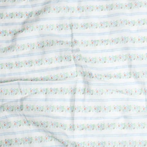 Striped Floral Motif Tichel Nicsessories