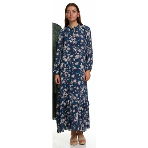 Sarit Maxi Dress Navy/Ivory Floral