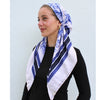 Country Navy Toile Headscarf SB