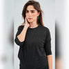 Speckled Black Dalia Basic Top DF