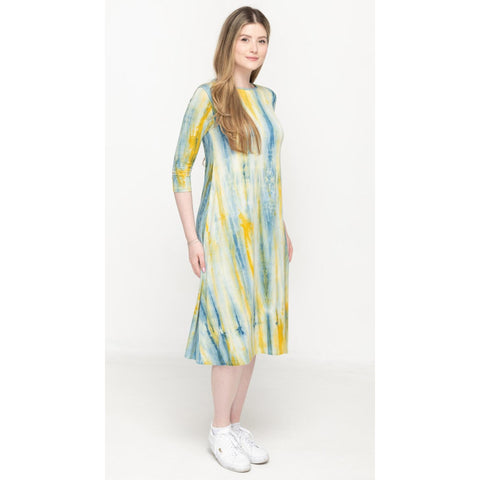 Penny Dress Green Tie Dye