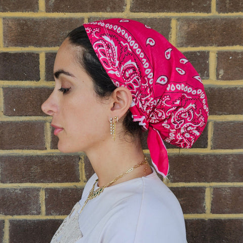 Pre-Tied Cotton Bandanas (Lots Of Colors!)