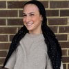 Rhinestones Pre-Tied Scarf Atifa