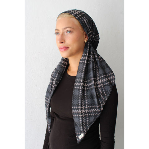 Modern Houndstooth Headscarf SB