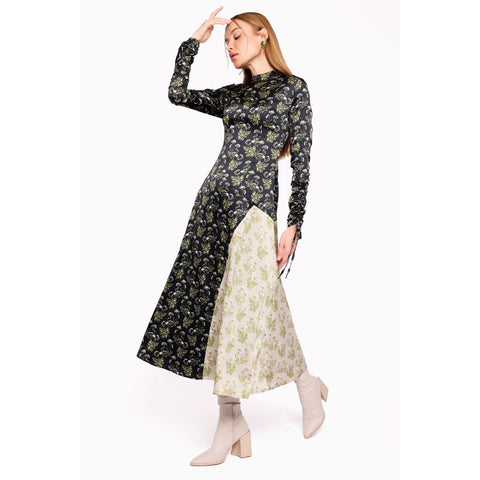 Pega 2.0 Satin Floral Dress