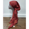 Cotton Lurex Stripe Pre-Tie Tichel - The Mimi Boutique