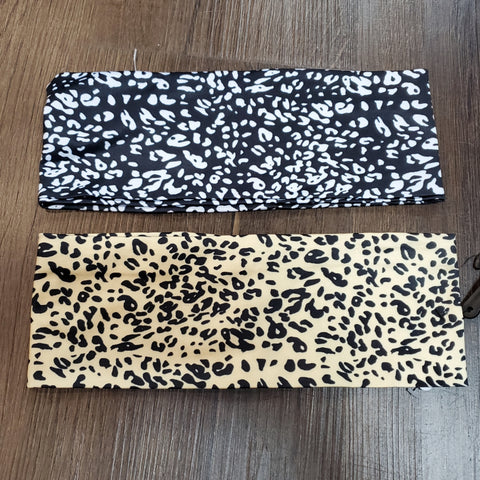 Dacee Headband/Headwrap: Silk Leopard